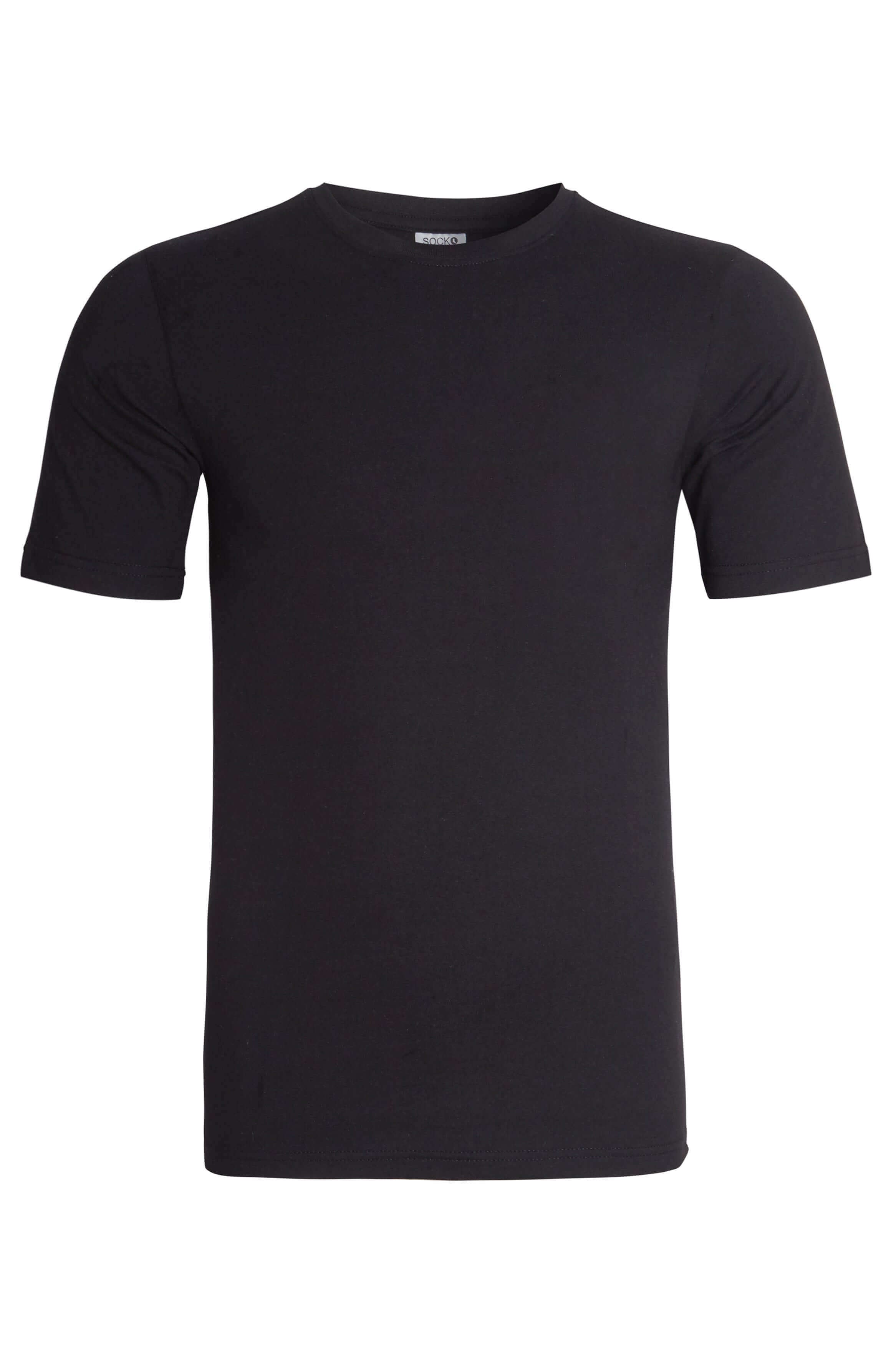 Men's Plain T-Shirts Pack Of 3 Short Sleeve Soft Breathable Cotton Blend