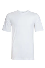 Men's Plain T-Shirts Pack Of 3 Short Sleeve Soft Breathable Cotton Blend
