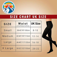 Women's Thermal Tights Pack Of 3 Black 140 Denier Winter Warmth