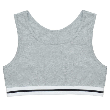 Pack Of 4 Girls' Racer Back Seamless Sports Bralettes Crop Top Training Bras