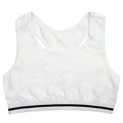 Pack Of 4 Girls' Racer Back Seamless Sports Bralettes Crop Top Training Bras