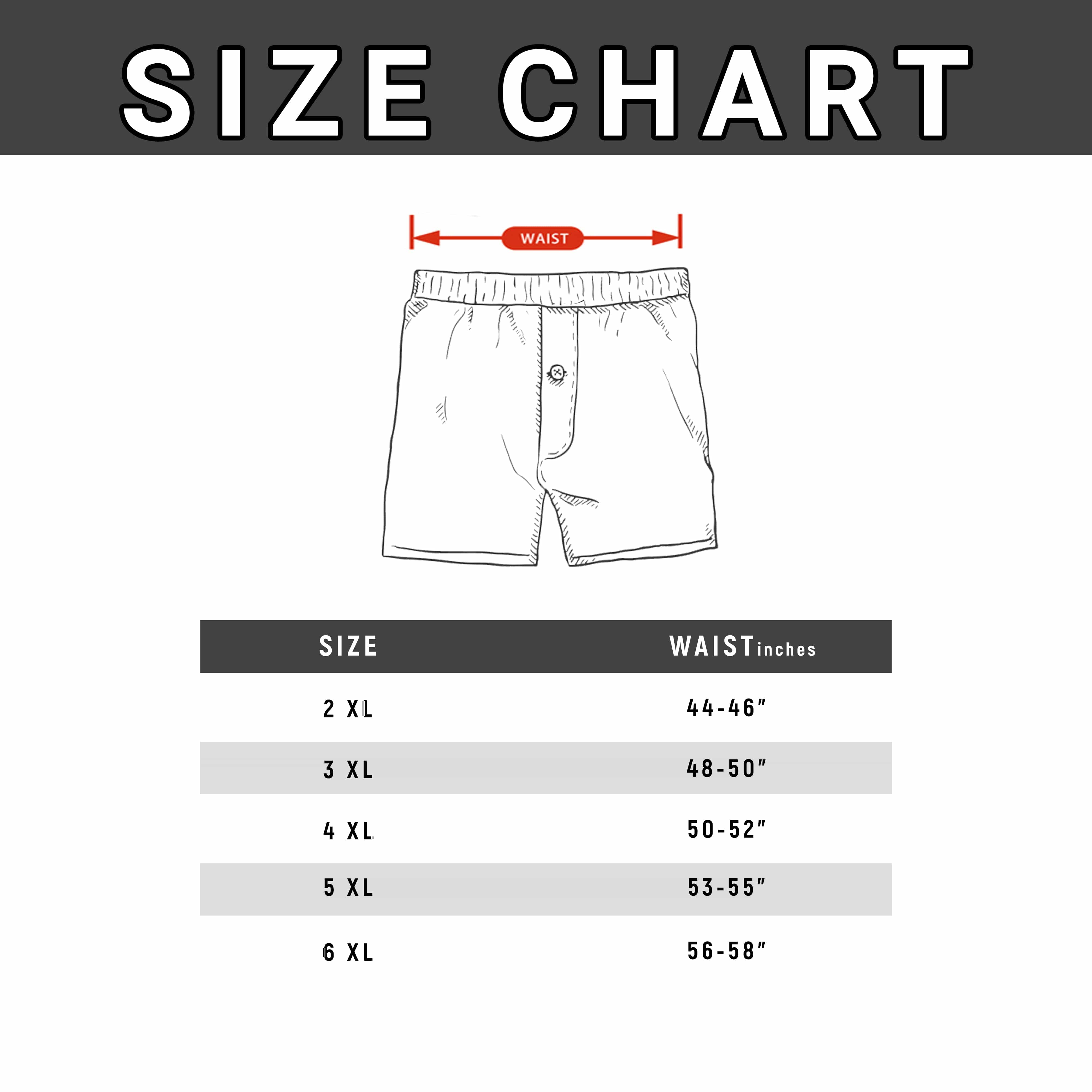 Pack Of 5 Men's Jersey Plus Size Boxer Shorts Cotton Classic Fit Underwear 2XL