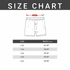 Pack Of 5 Men's Jersey Plus Size Boxer Shorts Cotton Classic Fit Underwear 2XL