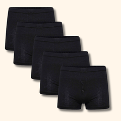 Pack Of 5 Men's Jersey Plus Size Boxer Shorts Cotton Classic Fit Underwear 2XL