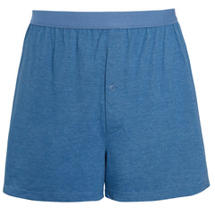 Men's Boxer Shorts Pack Of 6 Loose Fit Cotton-Blend Jersey With Button Fly
