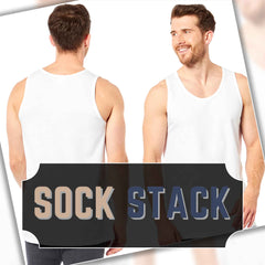 Men's Gym Muscle Vests 6 Pack – Cotton Blend, Fitted