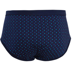 Pack Of 6 Men's Printed Cotton Blend Briefs Classic Fit Underwear Multipack