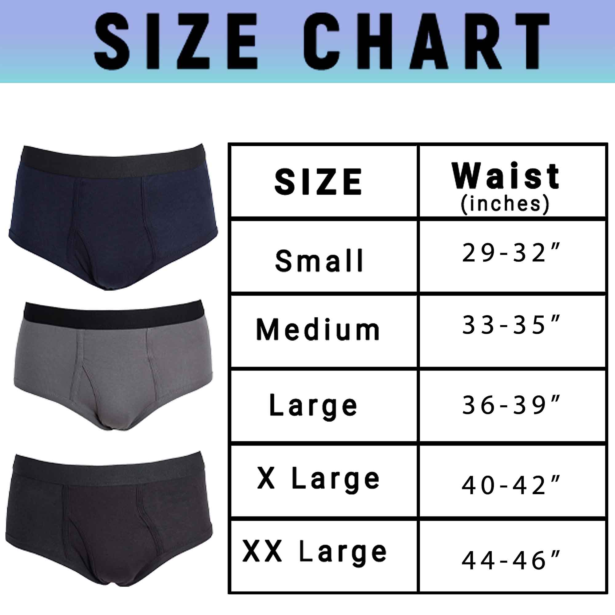 Men's Cotton Briefs Pack Of 6 Soft Waistband