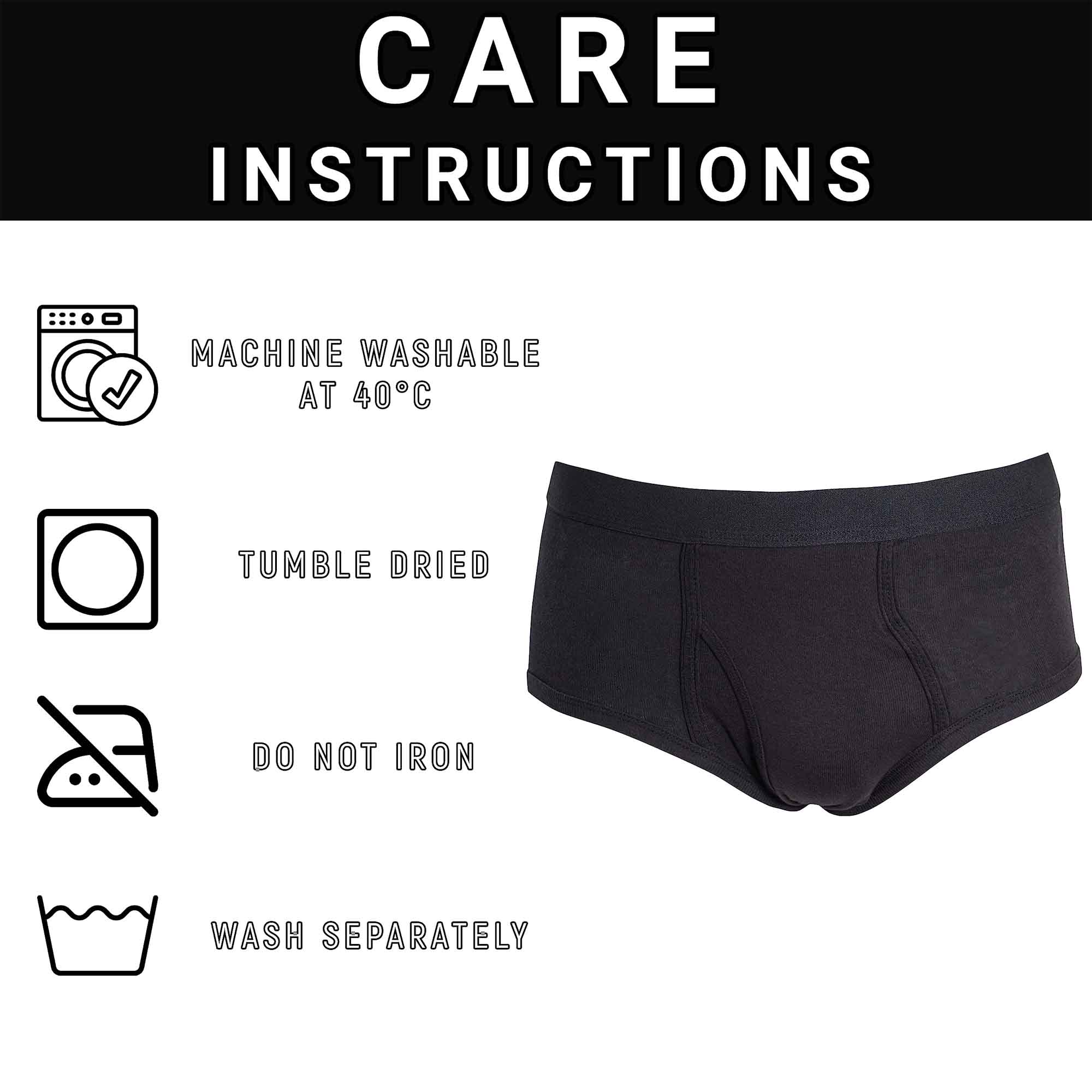 Men's Cotton Briefs Pack Of 6 Soft Waistband