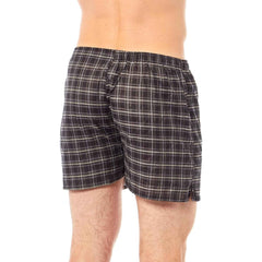 Pack Of 6 Men's Loose Fit Boxers With Comfort Waistband Button Fly