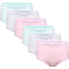 Women's 100% Cotton Maxi Briefs 6 Pack – Full Coverage, UK 10–24