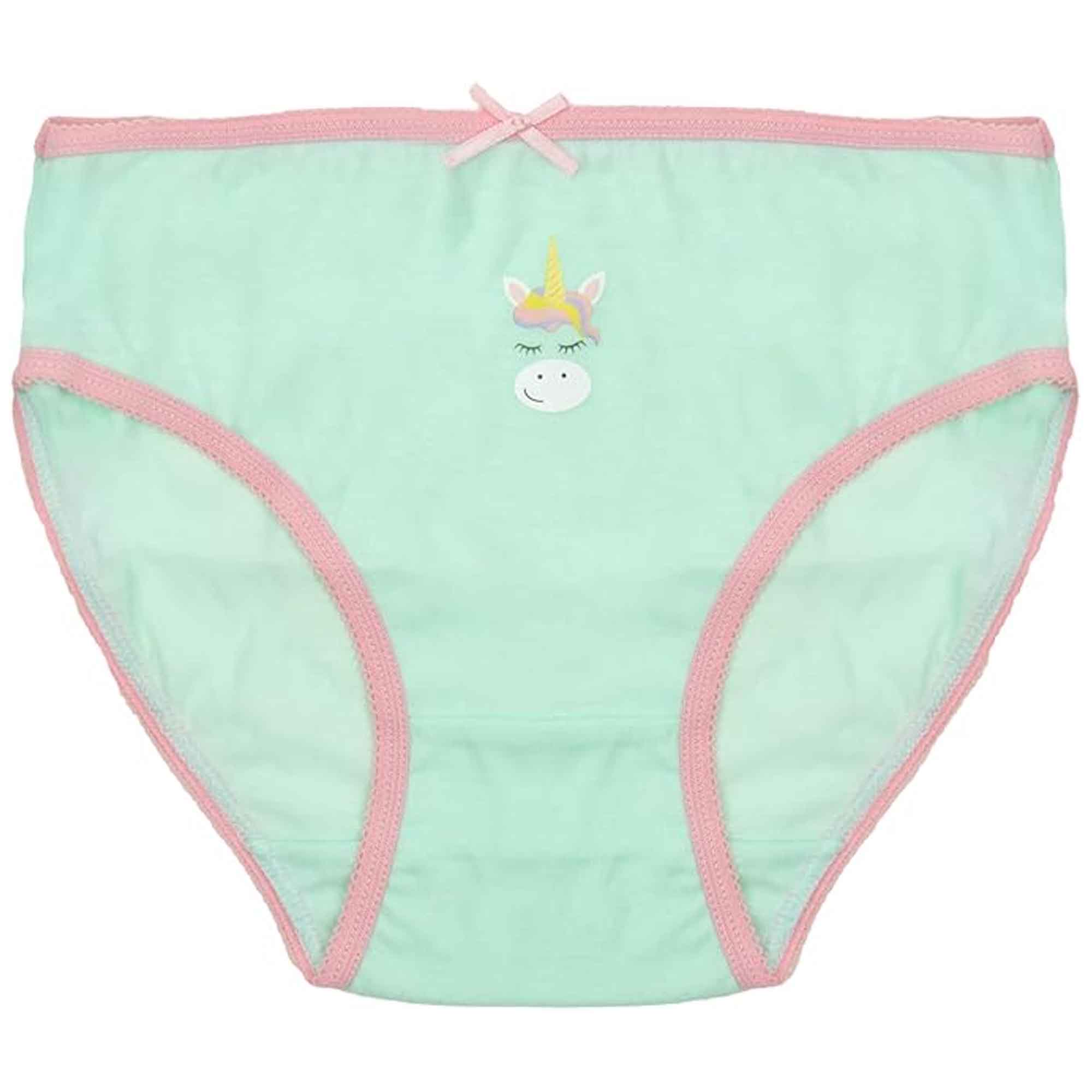 Pack Of 7 Kids' Underwear Cotton Blend Assorted Colours And Patterns Ages 2