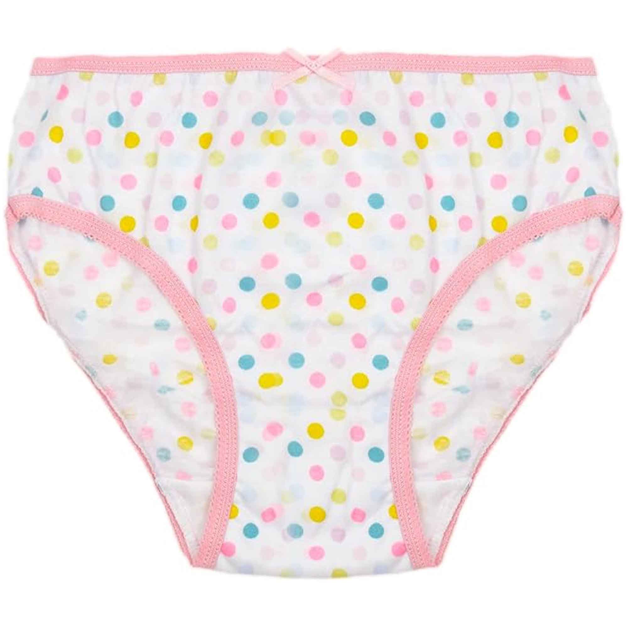 Pack Of 7 Kids' Underwear Cotton Blend Assorted Colours And Patterns Ages 2