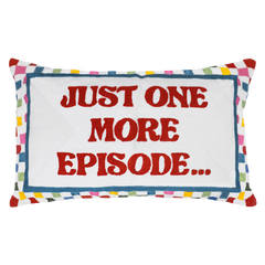 Just One More Episode Needlepoint Cushion – Checkerboard, 45cm