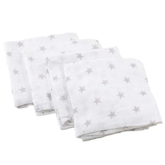Printed Muslin Squares 80x80cm – 100% Cotton Multipack