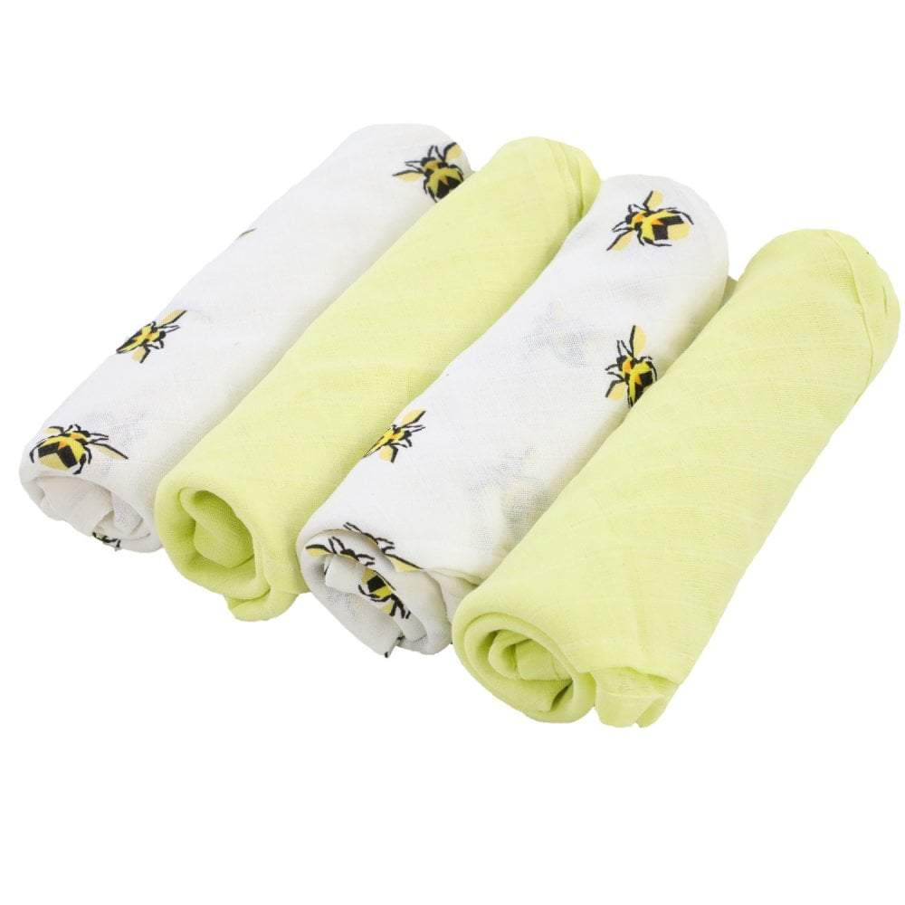 Printed Muslin Squares 80x80cm – 100% Cotton Multipack