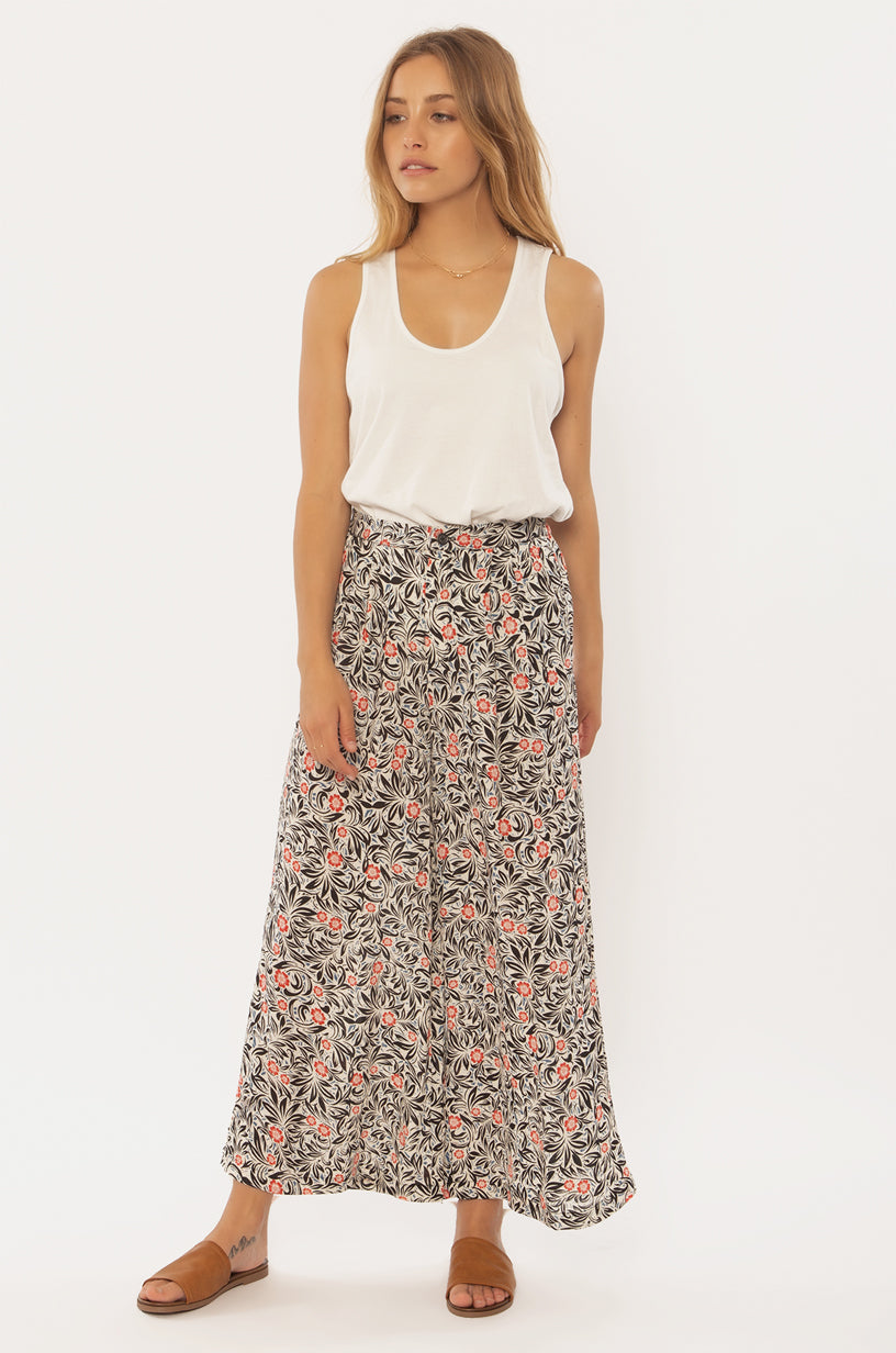 Sisstrevolution Women's Rocky Tides Wide Leg Trousers, 100% Viscose