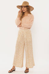 Sisstrevolution Women's Rocky Tides Wide Leg Trousers, 100% Viscose