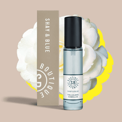 Tallulah's Camellia 10ml Purse Spray – Bluebell & White Flowers