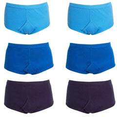 Men's Cotton Y-Front Briefs 6 Pack – 100% Cotton, S–5XL