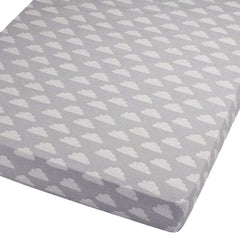 Spacesaver Cot Fitted Sheet 100x52cm – 100% Cotton, Single