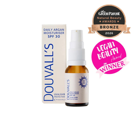 Argan Daily Moisturiser SPF30 15ml – Travel Size Mineral Sunscreen
