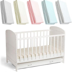 Toddler Bed Fitted Sheets 140x70cm – 100% Cotton, Pack of 4