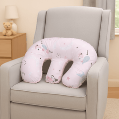 Twin Nursing Pillow – Pixie Print, Tandem Feeding Support