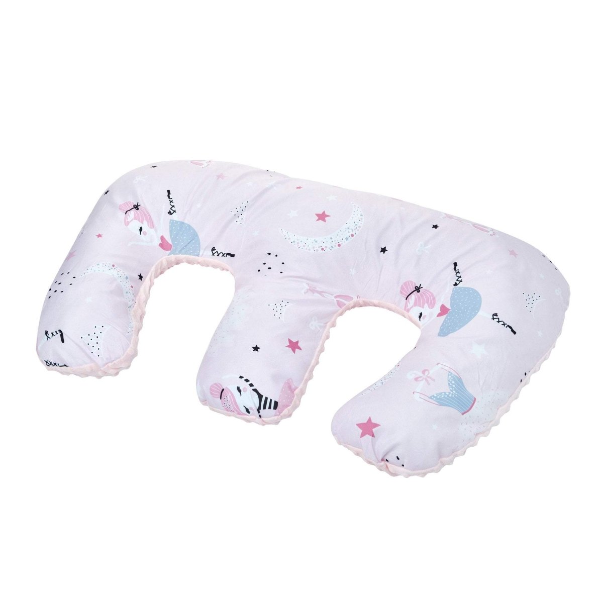 Twin Nursing Pillow – Pixie Print, Tandem Feeding Support