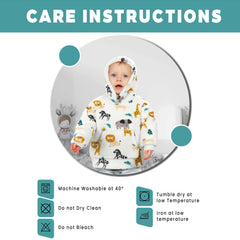 Infant Hoodie Blanket 0-2 Years Unisex Safari Sloth Ultra Soft
