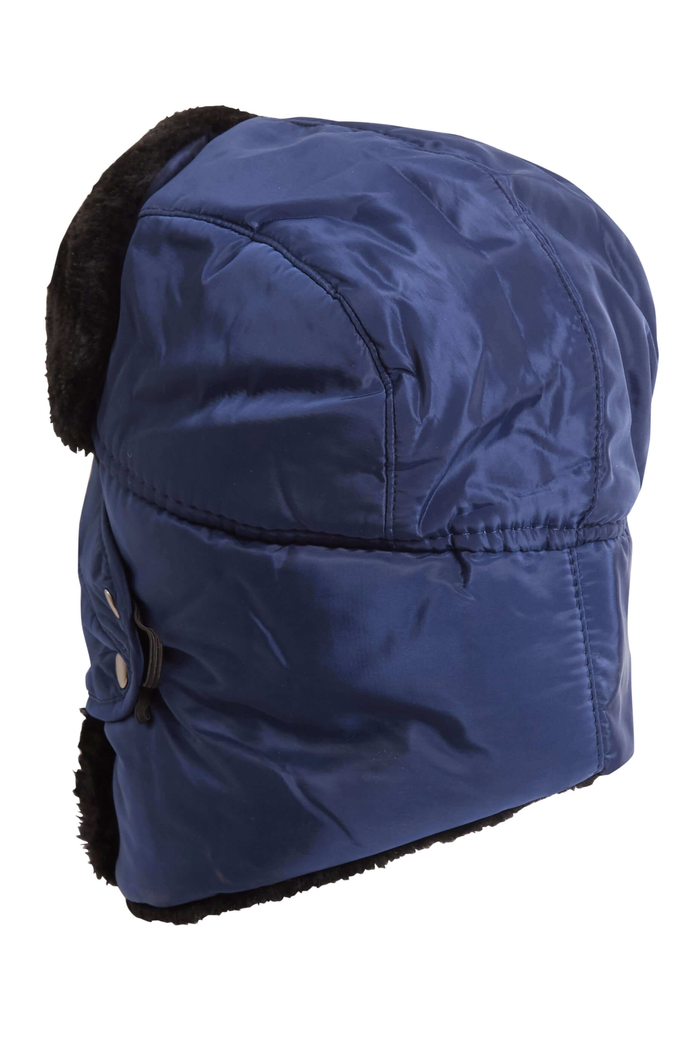 3 In 1 Trapper Hat With Removable Face Cover Fur Lined Showerproof