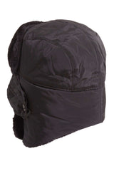 3 In 1 Trapper Hat With Removable Face Cover Fur Lined Showerproof