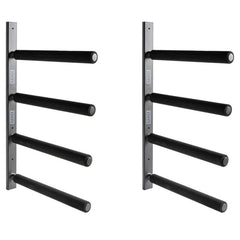 Range Double Vertical Wall Rack for Surfboards, Holds 16 Boards