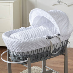 Wicker Moses Basket – Newborn Basket with Mattress, No Stand