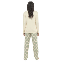 Women's Cockapoo Cotton Jersey Pyjama Set Long Sleeve Lounge Wear