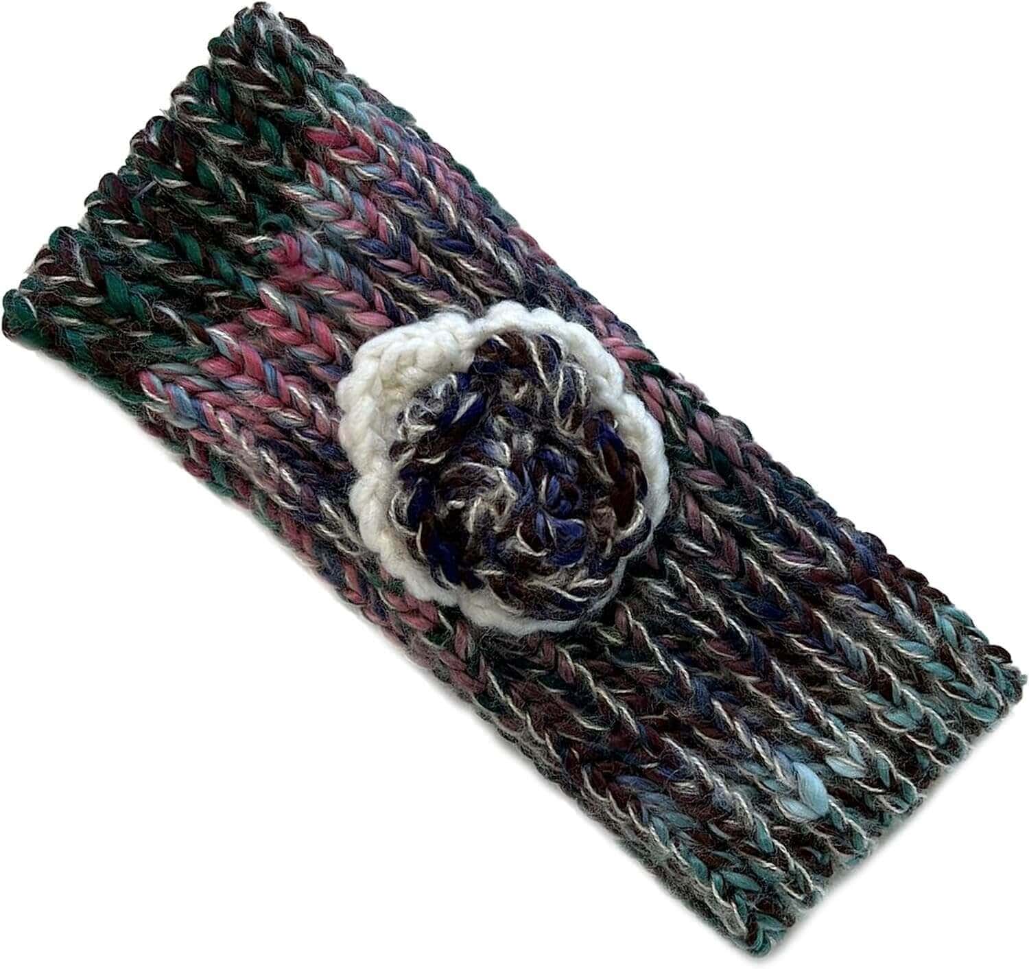Women's Knitted Headband And Hand Warmer Set Acrylic One Size Warm Winter
