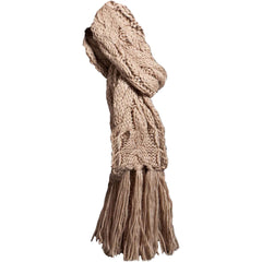 Women's Hand-Knitted Winter Hat Scarf And Hand Warmer Set With Inga Button