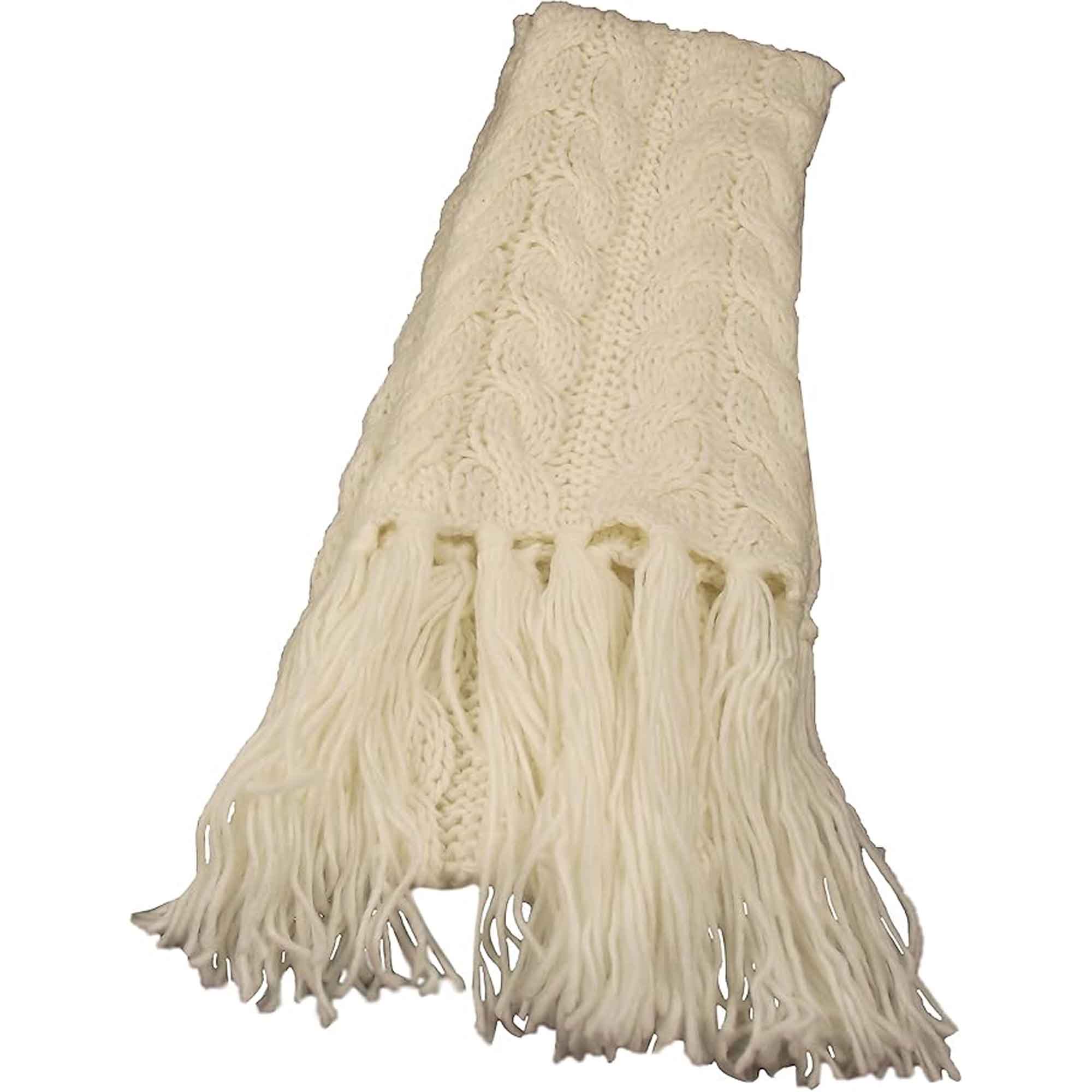 Women's Hand-Knitted Winter Hat Scarf And Hand Warmer Set With Inga Button