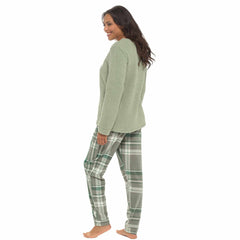 Women's Highland Cow Fleece Pyjama Set Ultra Soft Cosy Loungewear