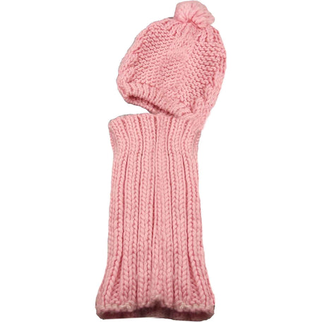 Women's Thermal Beanie Hat 2-In-1 Snood Scarf Cable Knit Pom Pom Winter
