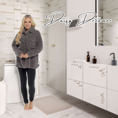 Women's Sherpa Lounge Set With Double Pocket Top And Leggings Ultra-Soft