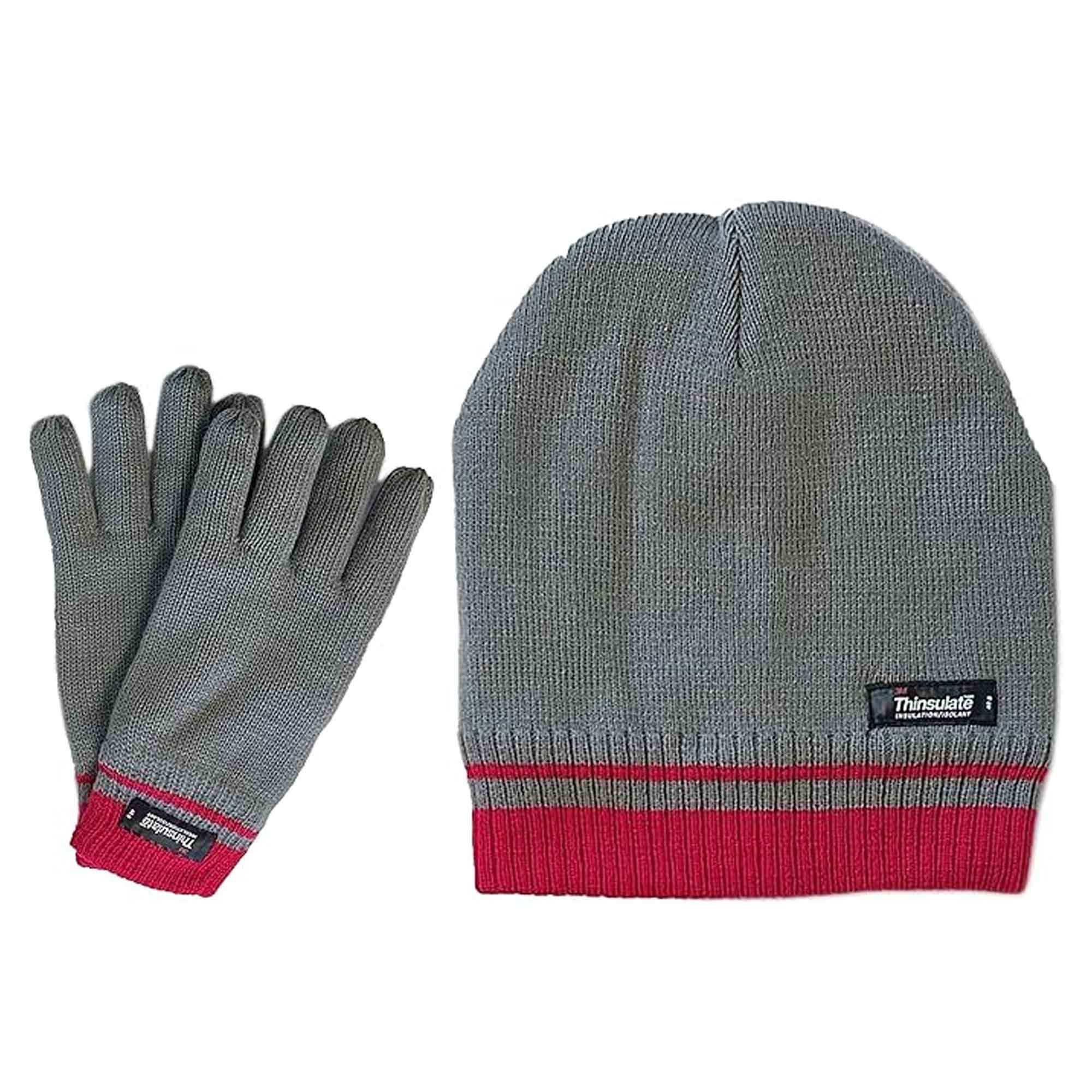 Women's Hat And Gloves Set With 3M Thinsulate Thermal Insulation Winter Warmth